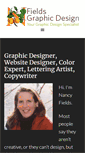 Mobile Screenshot of fieldsgraphicdesign.com